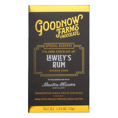 Goodnow Farms Special Reserve "Lawley's Rum" 77% Dark Chocolate