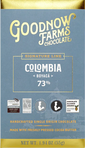 Goodnow Farms - Boyaca 73% Dark Chocolate - Colombia – Cocoa Store