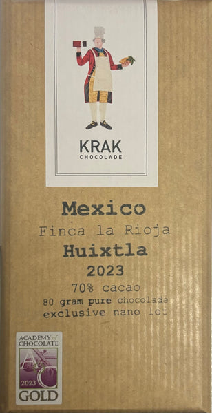 Krak Mexico - Finca la Rioja "Huixtla" 70% Dark Chocolate Bar