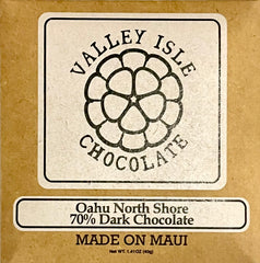 Valley Isle, Oahu North Shore 70% Dark Chocolate