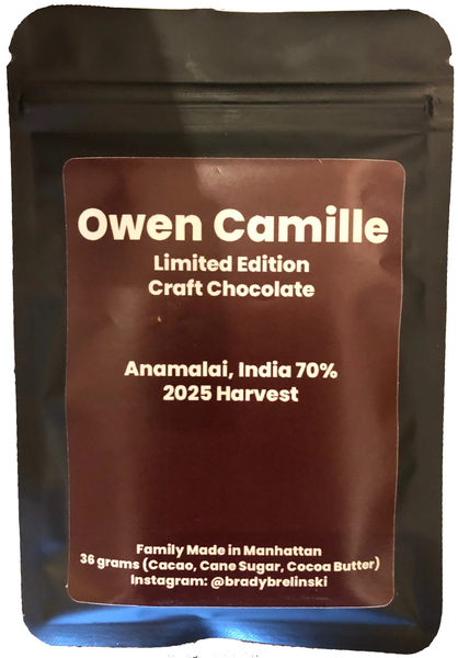 Owen Camille - Anamalai 2025 Harvest 70% Dark Chocolate - India