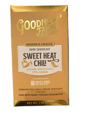 Goodnow Farms - "Sweet Heat Chili" Black Urfa 77% Dark Chocolate - Dominican Republic