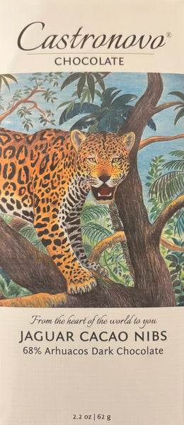 Castronovo - Arhuacos 68% Dark Chocolate with Jaguar Cacao Nibs - Colombia