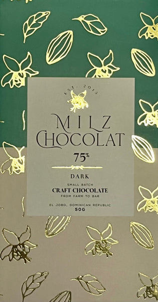 Milz Chocolat 75% Dark Chocolate