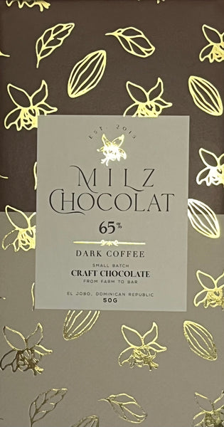Milz Chocolat "Dark Coffee" 65% Dark Chocolate