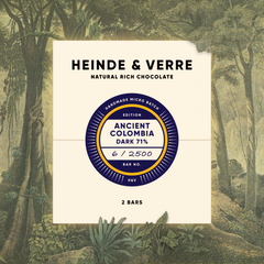 Heinde & Verre - Ancient Colombia 71% Dark Chocolate - Colombia