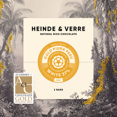 Heinde & Verre - Gold Piura 37% White Chocolate - Peru
