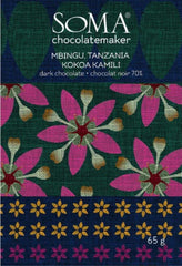 Soma Mbingu, Tanzania Kokoa Kamili 70% Dark Chocolate Bar