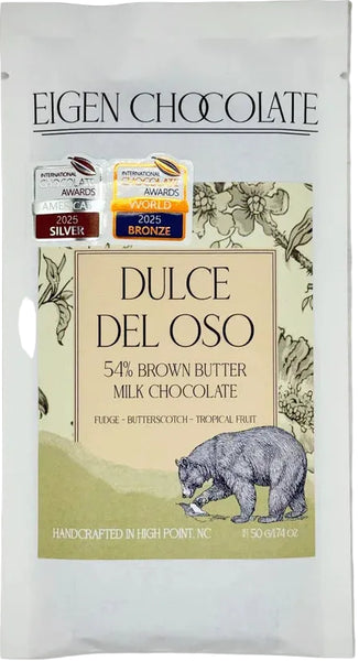 Eigen - "Dulce Del Oso" Brown Butter 54% Dark Milk Chocolate - Colombia