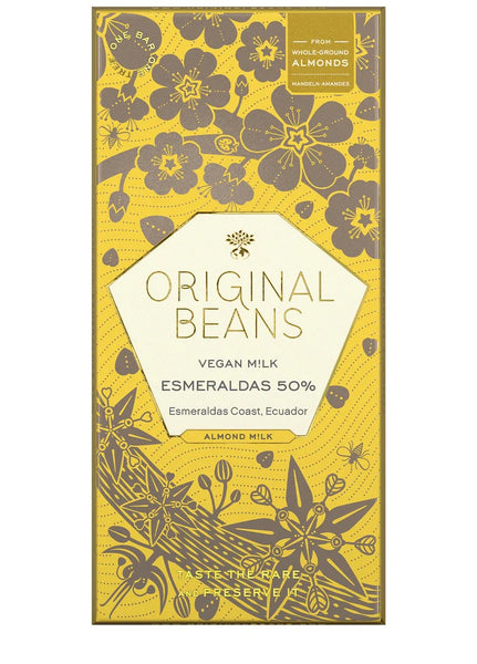 Original Beans - "Vegan M!lk", Ecuador 50% Almond Milk Chocolate (Exp. 4/25)