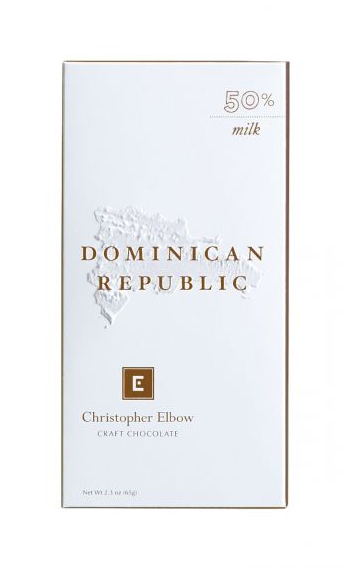 C. Elbow 50% Dominican Republic Milk Chocolate Bar exp. Dec 2023