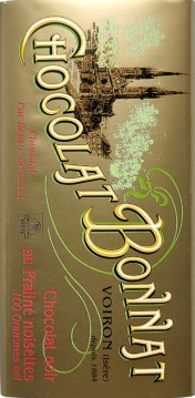 Bonnat 65% "Chocolat Noir au Praline Noisettes" Dark Milk Chocolate Bar