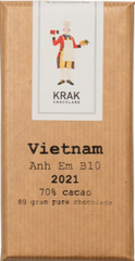 Krak Vietnam - Anh Em 70% Dark Chocolate Bar