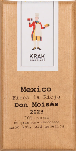 Krak Mexico - Finca la Rioja "Don Moises" 70% Dark Chocolate Bar