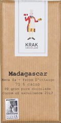 Krak Madagascar - MAVA Ottange 70% Dark Chocolate Bar