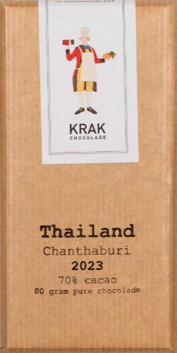 Krak Thailand - Chanthaburi 70% Dark Chocolate Bar