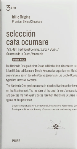 Idilio Origins - "Selección Cata Ocumare" 72% Dark Chocolate - Venezuela