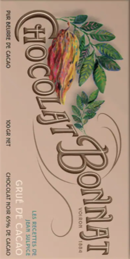 Bonnat - "Grué de Cacao" 65% Dark Chocolate with Cacao Nibs