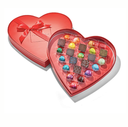 Christopher Elbow 24 pcs Valentine's Heart Bonbons box