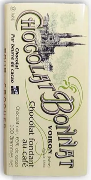 Bonnat 65%  "Chocolat Fondant au Café" Chocolate Bar exp. May 2024