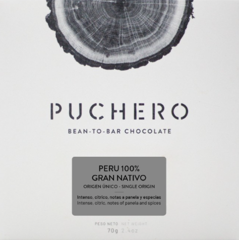 Puchero- Gran Nativo Blanco 100% Dark Chocolate - Peru