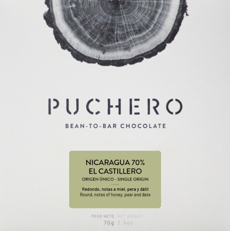 Puchero 70% Nicaragua "El Castillero" Dark Chocolate Bar