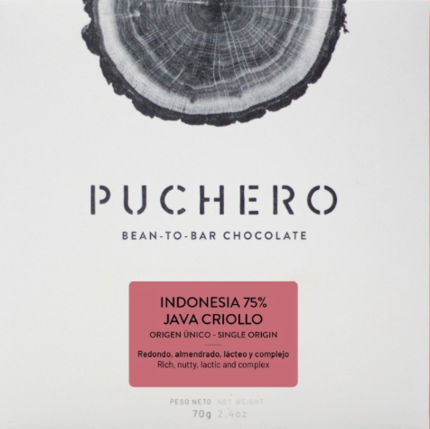 Puchero 75% Indonesia "Java Criollo" Dark Chocolate Bar