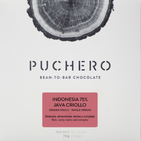Puchero - Java Criollo" 75% Dark Chocolate - Indonesia