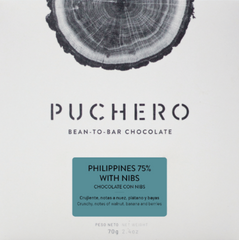 Puchero 75% Philippines Nibs "Paquibato" Dark Chocolate Bar