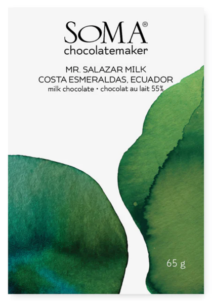 Soma - "Mr. Salazar" Costa Esmeraldas 55% Dark Milk Chocolate - Ecuador