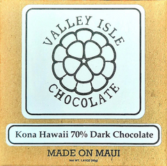 Valley Isle, Kona Hawaii 70% Dark Chocolate