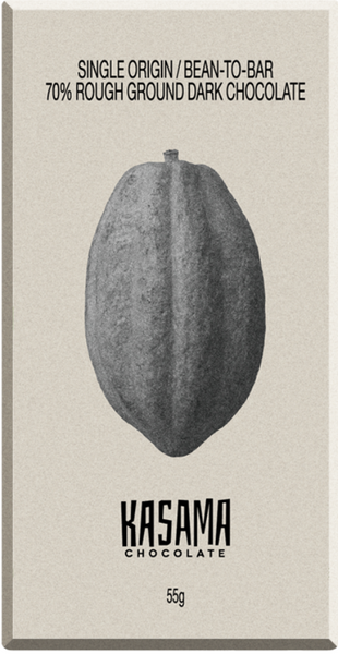 Kasama - 70% Rough Ground Dark Chocolate Bar
