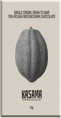 Kasama - 70% Rough Ground Dark Chocolate Bar
