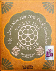 Valley Isle - Big Island Mac Nut 70% Dark Chocolate