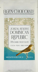 Eigen - Zorzal Reserve 70% Dark Chocolate - Dominican Republic