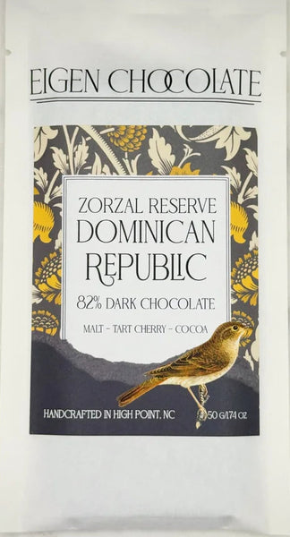 Eigen - Zorzal Reserve 82% Dark Chocolate  - Dominican Republic