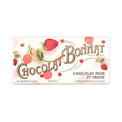 Bonnat - "Chocolat Noir et Fraise" 65% Dark Chocolate with Crunchy Strawberries