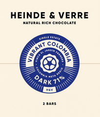 Heinde & Verre - Vibrant Colombia 71% Dark Chocolate - Colombia