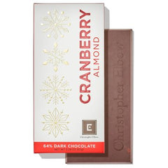Christopher Elbow - Holiday Cranberry Almond Dark Chocolate Bar