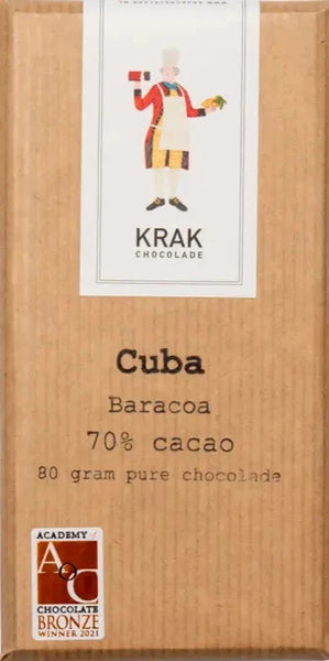 Krak Cuba - Baracoa 70% Dark Chocolate Bar