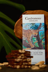Castronovo - Arhuacos 68% Dark Chocolate with Jaguar Cacao Nibs - Colombia
