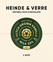 Heinde & Verre - Dutch Grown Vanilla 53% Milk Chocolate - Grenada