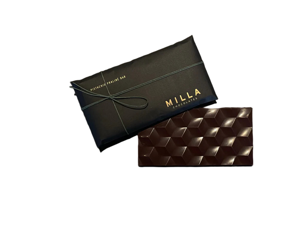 Milla Chocolates - Pistachio Praliné Bar