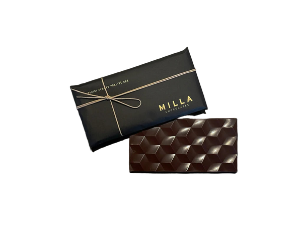 Milla Chocolates - Tahini Almond Praliné Bar