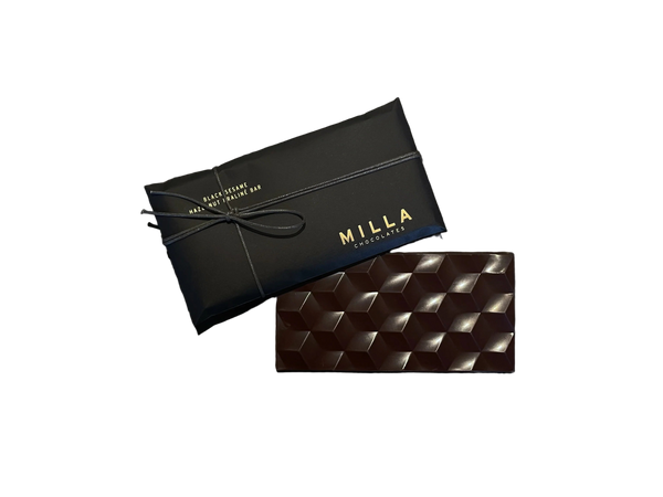 Milla Chocolates - Black Sesame Hazelnut Praliné Bar