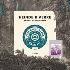 Heinde & Verre - Pure & Wild Papua 71% Dark Chocolate - Indonesia