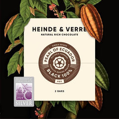 Heinde & Verre - Pearl Of Ecuador 100% Dark Chocolate - Ecuador