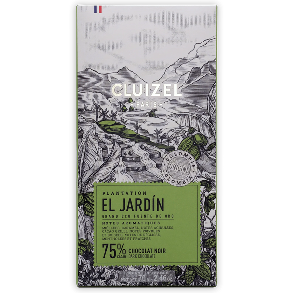 Michel Cluizel Colombia, Plantation El Jardín 75% Dark