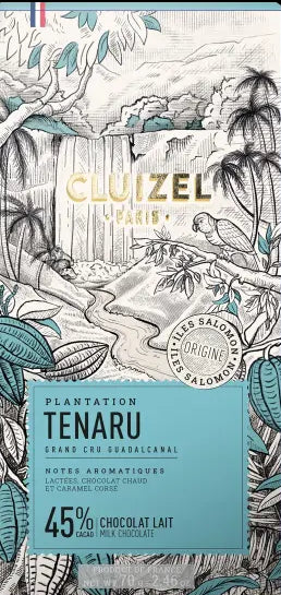 Michel Cluizel - Plantation Tenaru 45% Milk Chocolate  - Solomon Islands