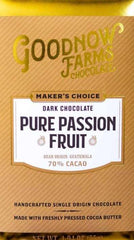 Goodnow Farms Maker's Choice "Pure Passion" with Passion Fruit 70% Dark Chocolate